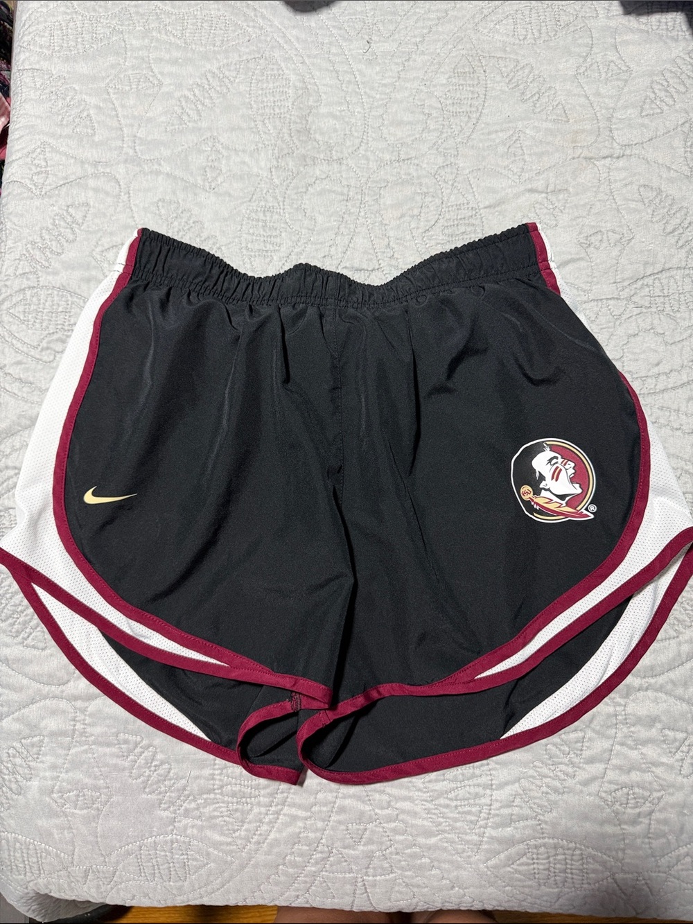 Nike Women’s Black Athletic Shorts with Florida State Logo